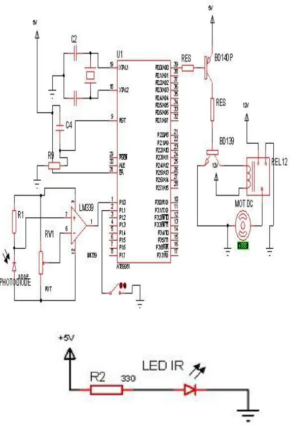 Gambar 3. Rangkaian Sistem Perangkap Tikus Elektronik   Pengujian  alat  meliputi  pengujian  rangkaian  catu 