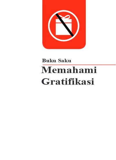 Buku Saku Memahami Gratifikasi