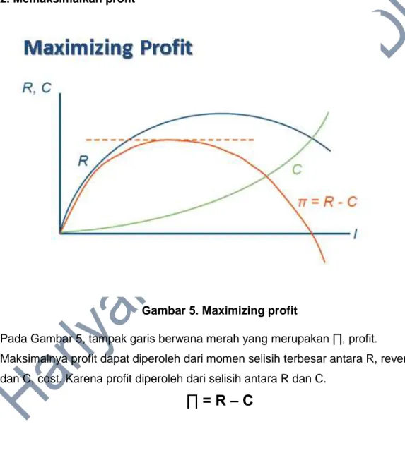 Gambar 5. Maximizing profit