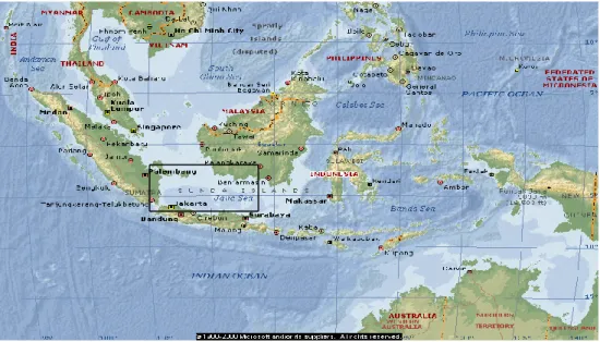 Gambar 1.  Peta perairan Indonesia. 
