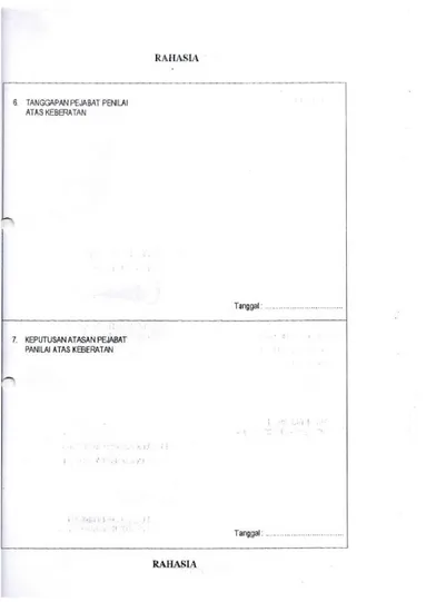 Gambar 3.3 Contoh Daftar Penilaian Pelaksanaan Pegawai  Sumber: BNN Kabupaten Ciamis 