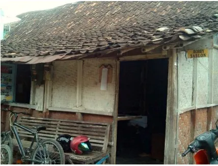 Fig. 1. Sub-standard shelter of poor HBE (Source: Field Survey, 2014) 