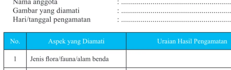 Gambar yang diamati  