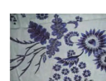 Gambar 2.4 Jenis ragam hias flora pada media tekstil