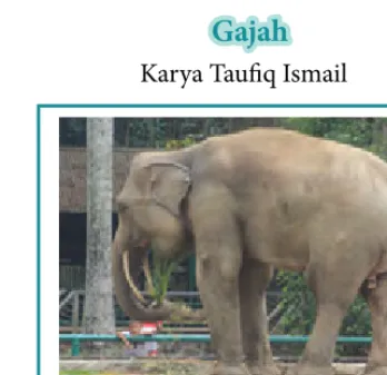 Gambar 1.2 Gajah Sumatera