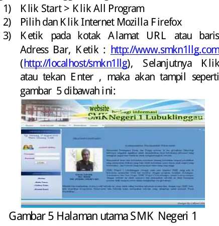 Gambar 6 Halaman Profil SMK Negeri   