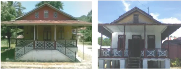 Gambar 1.  Rumah-rumah  Budel di Gorontalo