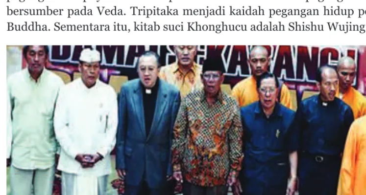 Gambar 2.6 Kerukunan antar umat beragama