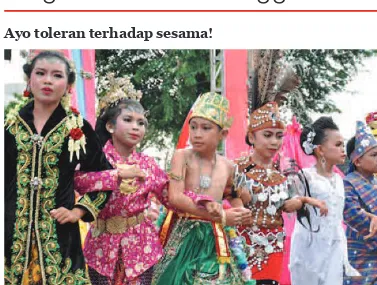 Gambar 4.1 Senyum Ceria Anak Indonesia dalam Keberagaman