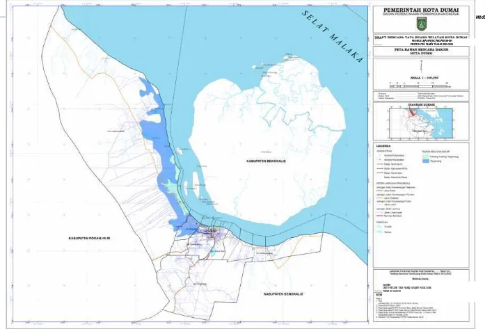 Gambar 2.1.1.2 Peta Rawan Bencana Kota DumaiSumber: Draft RTRW Kota Dumai 2012-2032