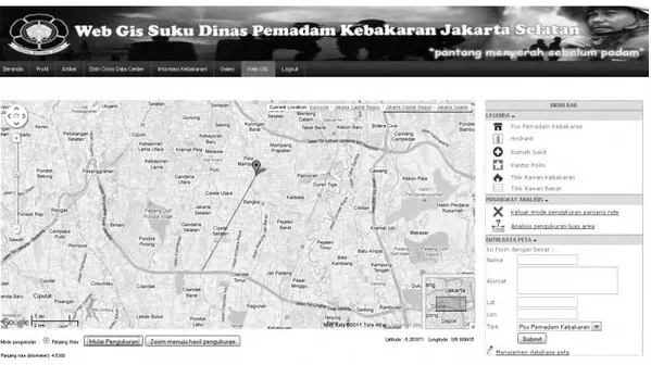 Gambar 4.15 Analisis Pengukuran Panjang Rute 