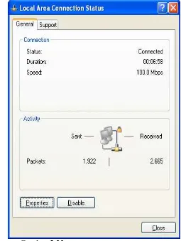 Gambar 5.23 Local Area Connection Status 