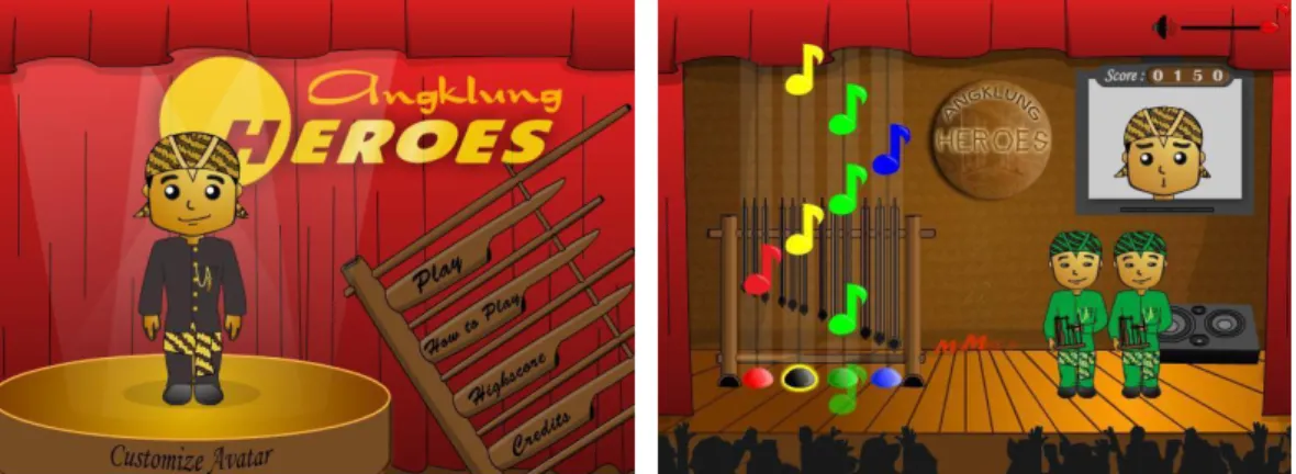 Gambar 3.1 Gambar game angklung heroes