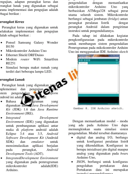 Gambar 8. IDE Arduino sketch.