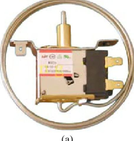 Gambar 5.15 Thermostat, (a) thermostat dengan 2 kaki, (b) thermostat dengan 3 kaki 