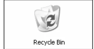 Gambar 3.25 Hasil shortcut Recycle Bin 