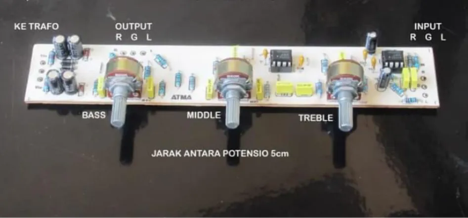 Gambar 2.4 Tone control bass 