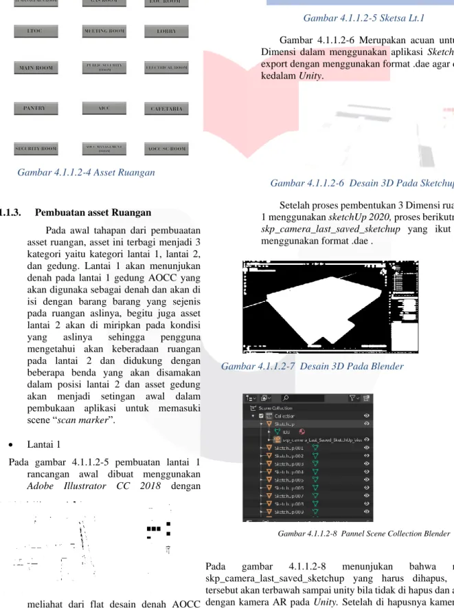 Gambar  4.1.1.2-6  Merupakan  acuan  untuk  pembuatan  3  Dimensi  dalam  menggunakan  aplikasi  SketchUp  2020  dan  di  export dengan menggunakan format .dae agar dapat dimasukan  kedalam Unity