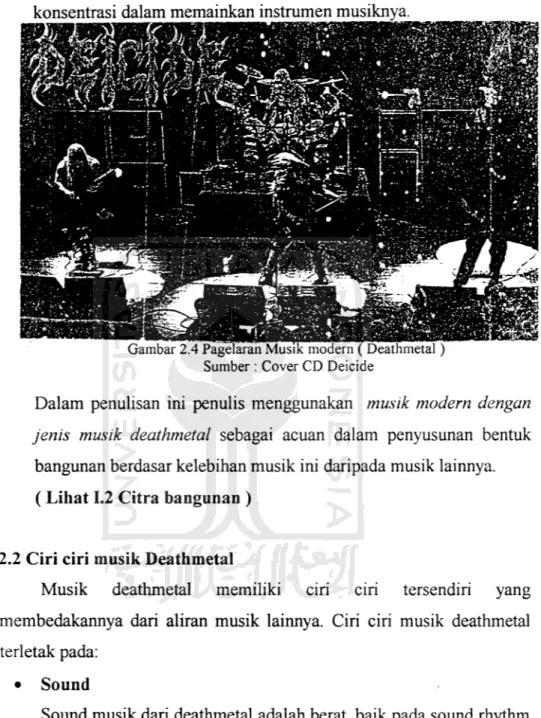 Gambar 2.4 Pagelaran Musik modern ( Deathmetal)