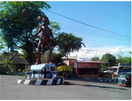 Gambar 2.10. Patung Bogani di Kota Kotamobago  Sumber : Dokumentasi Peneliti 