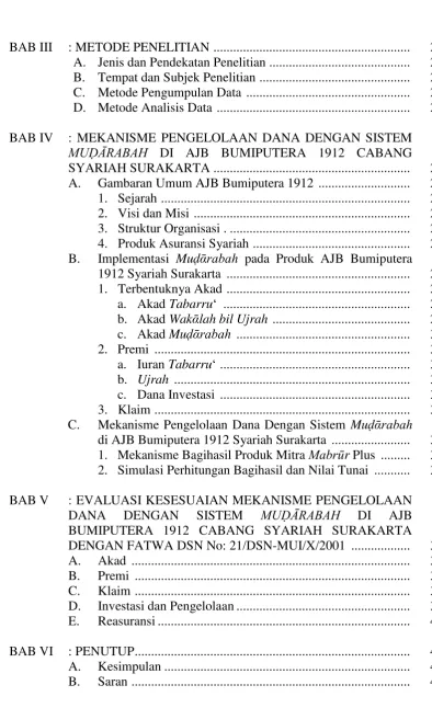 Gambaran Umum AJB Bumiputera 1912  ............................  