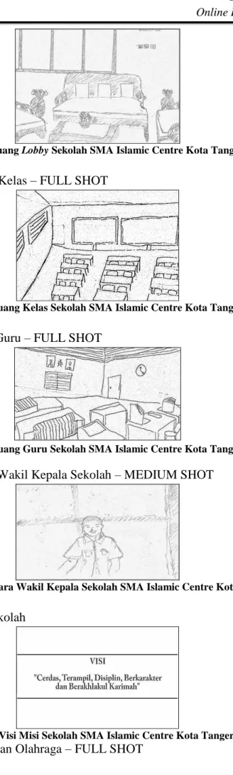 Gambar 4.4 Ruang Lobby Sekolah SMA Islamic Centre Kota Tangerang. 
