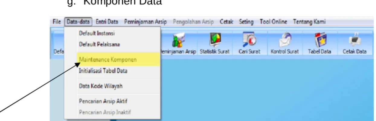 Gambar Komponen Data 