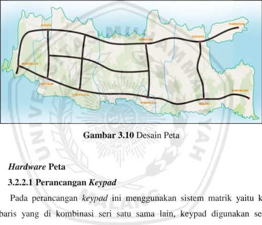 Gambar 3.10 Desain Peta 