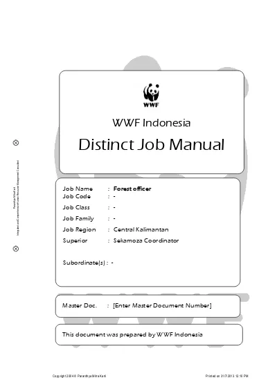 Manual job