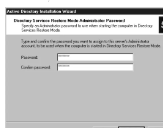Figure 4.13 The Active Directory Installation Wizard Summary page.