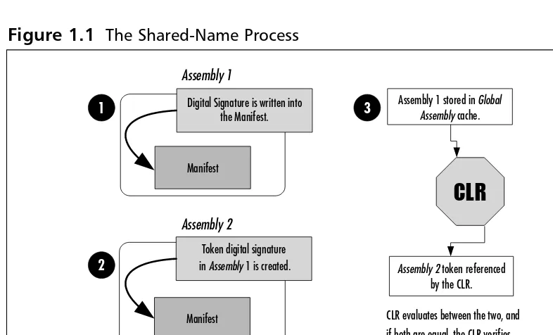 Figure 1.1 The Shared-Name Process