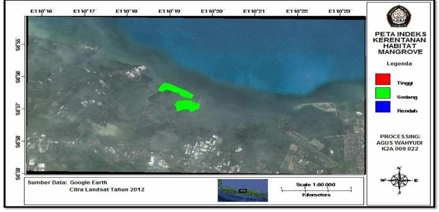 Tabel 5. Nilai CVI habitat mangrove Zona 1 