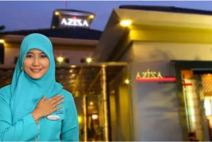 Gambar 2. Salam Ala Hotel Aziza Syariah Solo   (Sumber Dokumen Hotel Aziza Syariah Solo tahun 2014) 