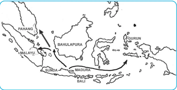 Gambar 1.7  Peta Kerajaan Singasari semasa Kertanegara