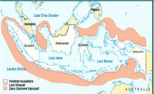 Gambar 4. Batas wilayah laut Indonesia  
