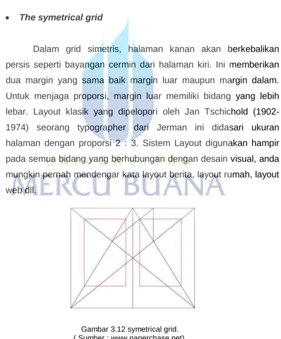 Gambar 3.12 symetrical grid. 
