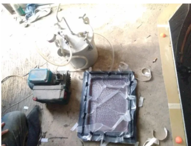 Gambar 3.18 Proses vakum 