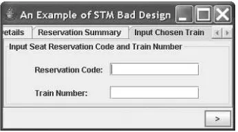 Figure 2.5An example of excessive STM burden: retrieving data from STM