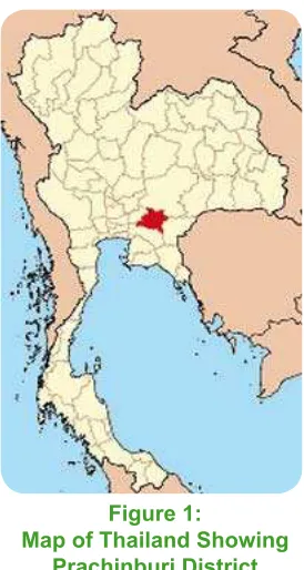 Figure 1:  and dyes them before the weavers take over. Map of Thailand Showing Children often help their mothers with the weaving 