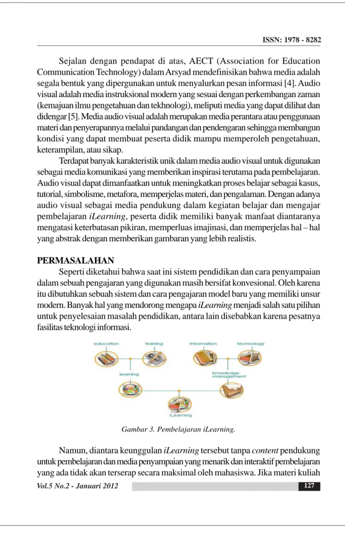 Gambar 3. Pembelajaran iLearning.