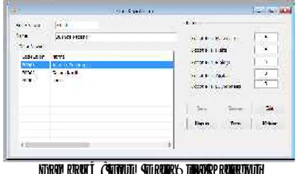 Gambar 5 : Form Data Proses Penilaian