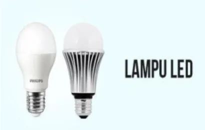 Gambar 9. Lampu LED  (Datasheet Lampu LED, 2012) 