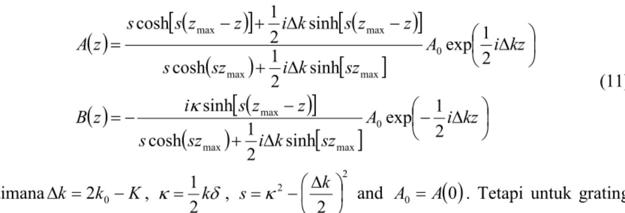 GAMBAR 2. Spektrum transmitansi grating sinusoidal homogen dengan (a) N = 10  dan (b) N = 20; dihitung dengan MIL dan PMT