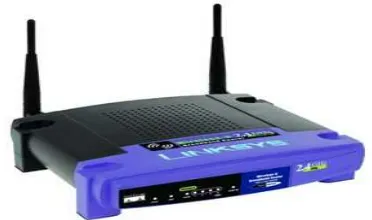 Gambar 2.13 Router kecil dengan access point wireless. (Sumber: http://www.flexbeta.net