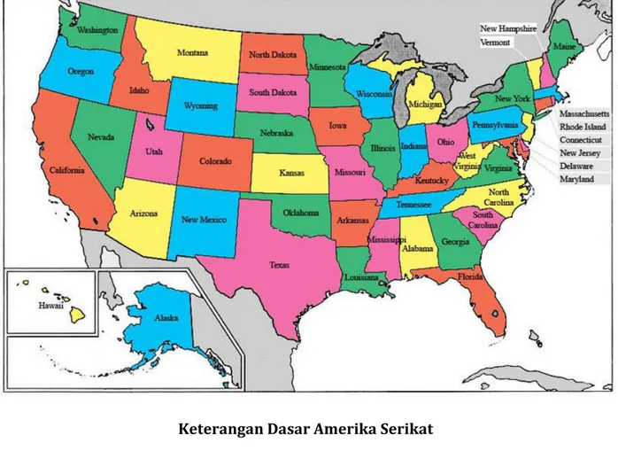 Gambar 1. Peta Amerika Serikat