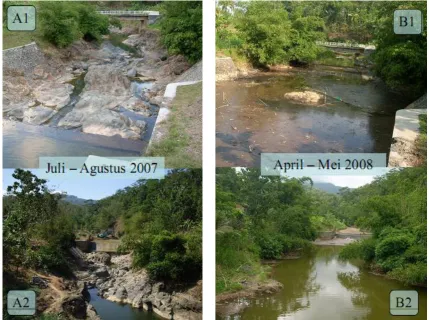 Tabel 1. Kualitas air Sungai Ngrancah di sekitar checkdam I periode Maret-Juli 2007 