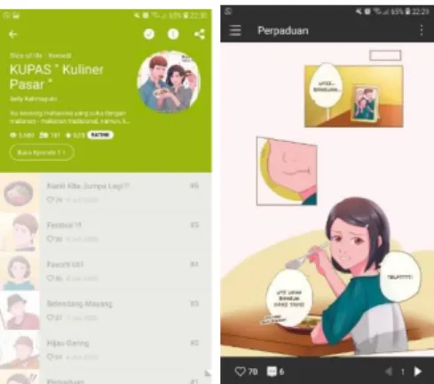 Gambar 10. KUPAS platform webtoon 