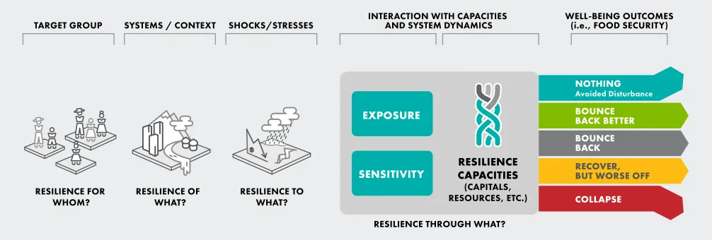 Figure 1: Mercy Corps’ Resilience Framework