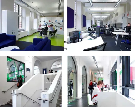 Gambar 2.13 : Student lounge dan ruang diskusi di Newcastle University Students 