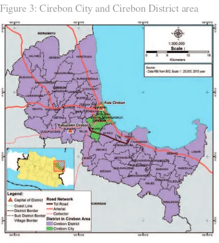 Figure 3: Cirebon City and Cirebon District area